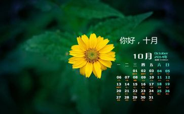 大班10月份月总结5篇