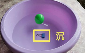 幼儿园沉与浮教师总结优质7篇