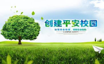 创建平安校园的总结报告6篇