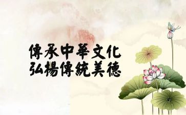 传统文化个人总结6篇