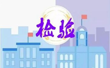 检验的个人总结2022精选5篇