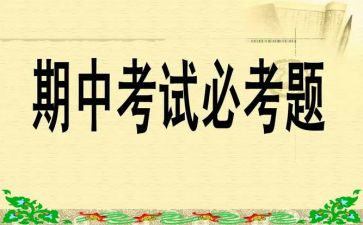 期中心得体会6篇