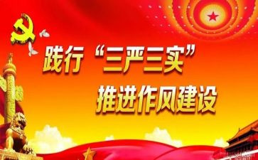 三严一践行心得体会5篇