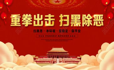 扫黑除恶半年度工作总结6篇