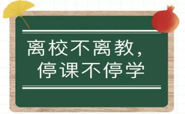 停学不停课活动总结5篇