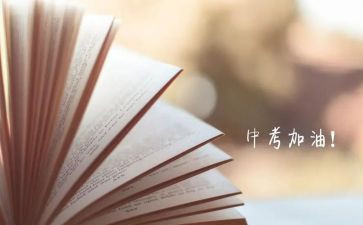 谈中考的作文模板6篇